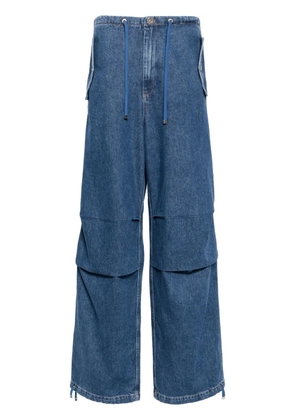 Dion Lee Parachute straight-leg jeans - Blue