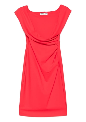 CHIARA BONI La Petite Robe draped-detail midi dress - Red