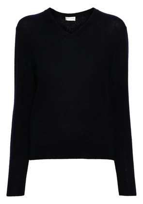 Saint Laurent V-neck knitted jumper - Blue