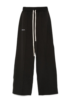 HAMZA Karol drawstring-cuffed trousers - Black