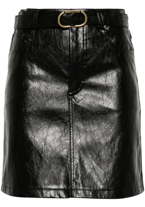 TWINSET belted mini skirt - Black