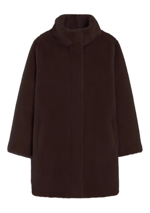 Apparis Blair funnel-neck coat - Brown