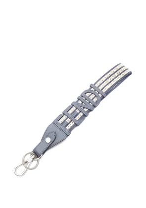 Fendi Pre-Owned 2010s leather hand strap - Blue