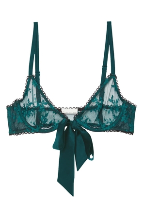 Fleur Du Mal Untie Me demi bra - Green