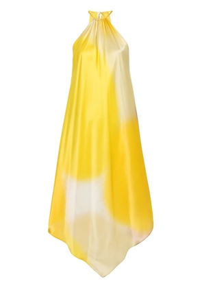 Gianluca Capannolo Isabelle silk dress - Yellow