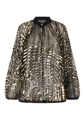 PUCCI Iride sequin-embellished blouse - Black