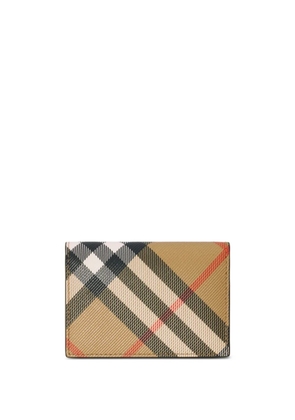 Burberry Nova Check bi-fold card holder - Neutrals