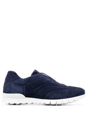 Kiton slip-on suede sneakers - Blue