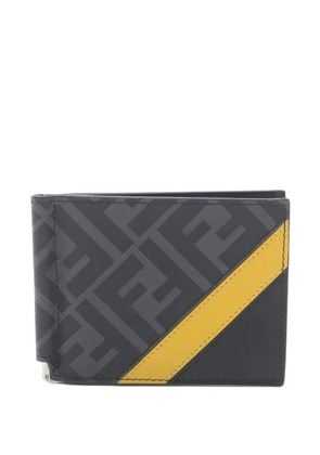 Fendi Pre-Owned FF-pattern cardholder - Black