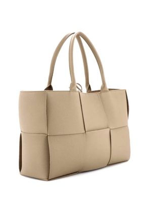 Bottega Veneta Pre-Owned Arco Maxi Intrecciato Leather Medium tote bag - Neutrals