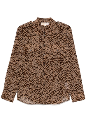 Michael Michael Kors leopard-print shirt - Neutrals