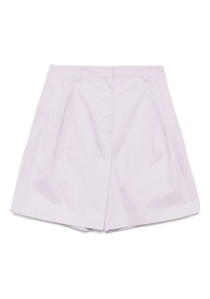 Maison Kitsuné casual pleated bermuda shorts - Purple