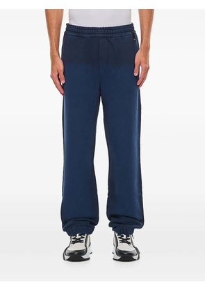 FENDI gradient effect track pants - Blue