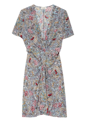 Zadig&Voltaire Rozom mini dress - Blue