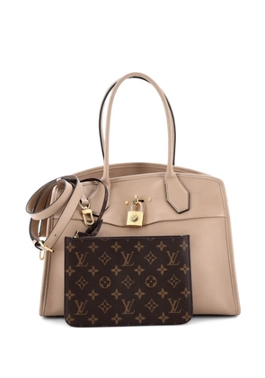 Louis Vuitton Pre-Owned City Steamer Soft Handbag Leather MM shoulder bag - Neutrals