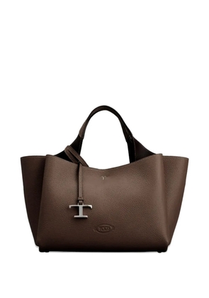Tod's logo-embossed tote bag - Brown
