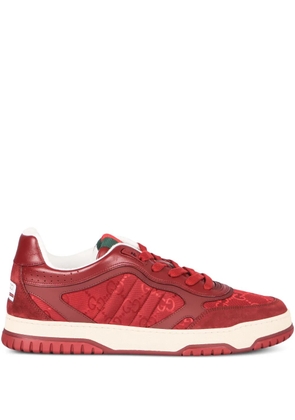 Gucci Re-Web panelled sneakers - Red