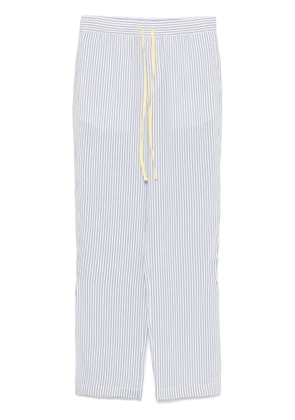 Victoria Beckham striped pajama-style trousers - White