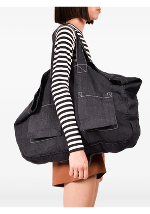 Ioana Ciolacu Denim pocket-detail tote bag - Blue