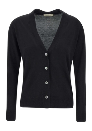 Filippo De Laurentiis v-neck ribbed cardigan - Black