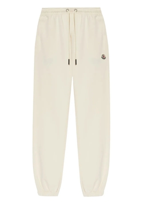 Moncler logo-patch track pants - Neutrals