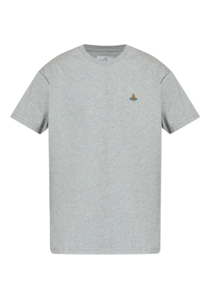 Vivienne Westwood embroidered-logo t-shirt - Grey