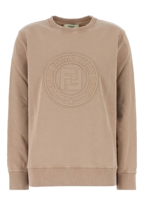 FENDI cotton sweatshirt - Brown