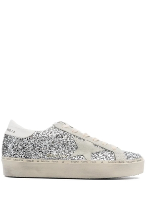 Golden Goose Hi-Star glitter sneakers - Silver
