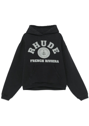 RHUDE French Riviera hoodie - Black