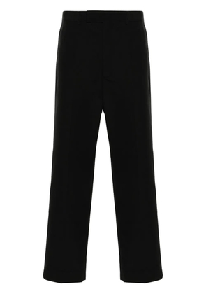 Gucci cropped textured chino trousers - Black