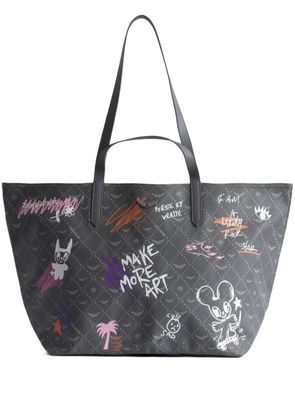 Zadig&Voltaire XL Z Shopper monogram tote bag - Grey