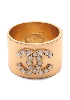 CHANEL Pre-Owned 1986-1988 coco mark ring - Gold