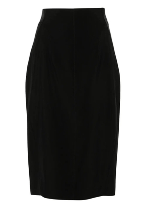 Mugler buckled tailored skirt - Black