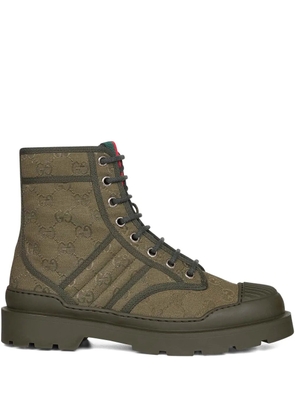 Gucci lug-sole boots - Green