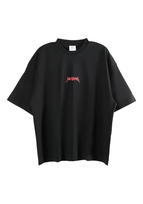 VETEMENTS logo-print T-shirt - Black