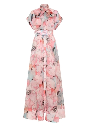 Rebecca Vallance floral-print gown - Pink
