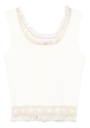 Chiara Ferragni Logomania top - White