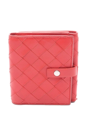 Bottega Veneta Pre-Owned 2000s Intrecciato bi-fold wallet - Red