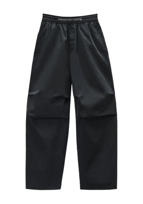 Alexander Wang mid-rise logo trousers - Black