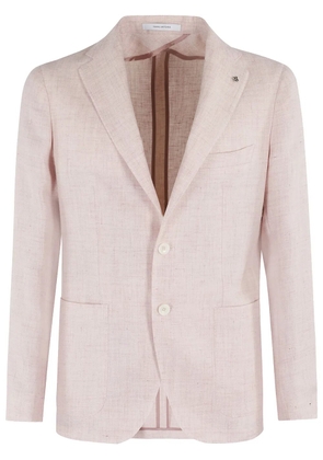 Tagliatore linen blazer - Pink