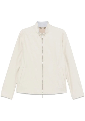 Eleventy silk jacket - Neutrals