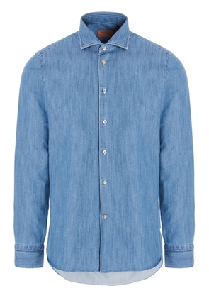 BORRIELLO NAPOLI denim shirt - Blue