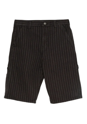 DICKIES Service Carpenter pinstripe cotton shorts - Black