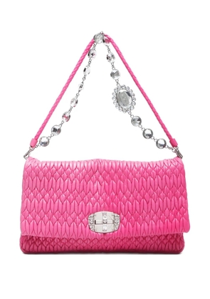 Miu Miu Pre-Owned 2010 matelassé shoulder bag - Pink