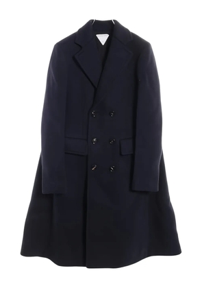 Bottega Veneta Pre-Owned 2010s double-breasted wool coat - Blue