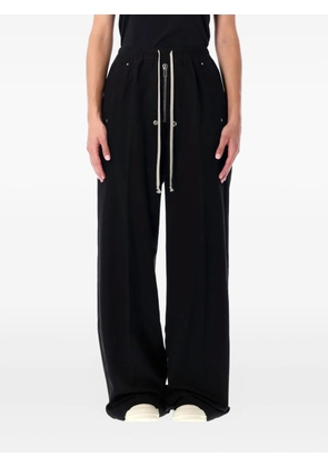 Rick Owens DRKSHDW drawstring zip trousers - Black