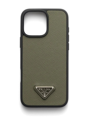 Prada textured iPhone 16 Pro Max case - Green