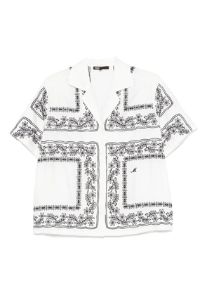 Maje embroidered shirt - White
