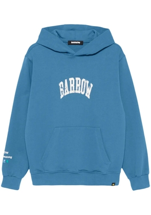 BARROW logo-print hoodie - Blue