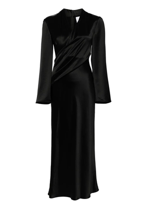 Acler Picadilly satin dress - Black